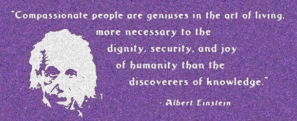 Einstein quote on compassion